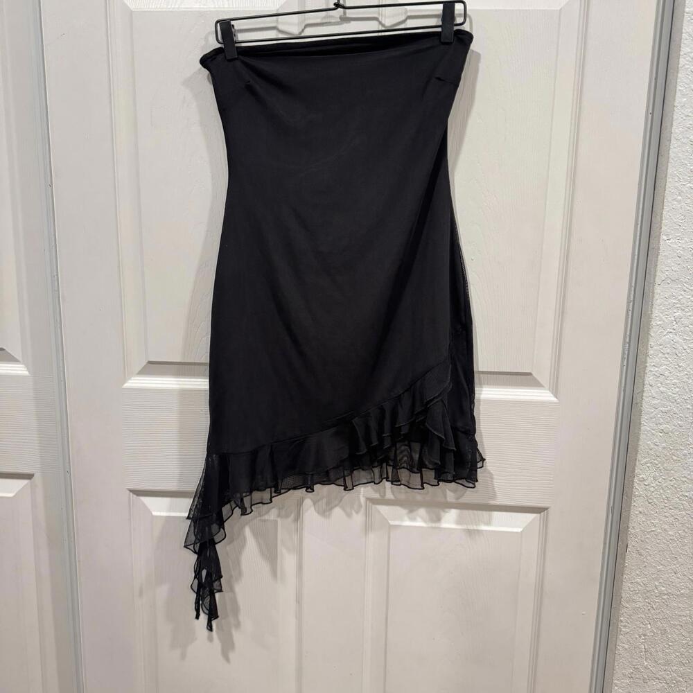 Women’s Perfect Stranger Zala Recycled‎ Mesh Dress Strapless Flowy Lined Size 12 - Picture 2 of 10